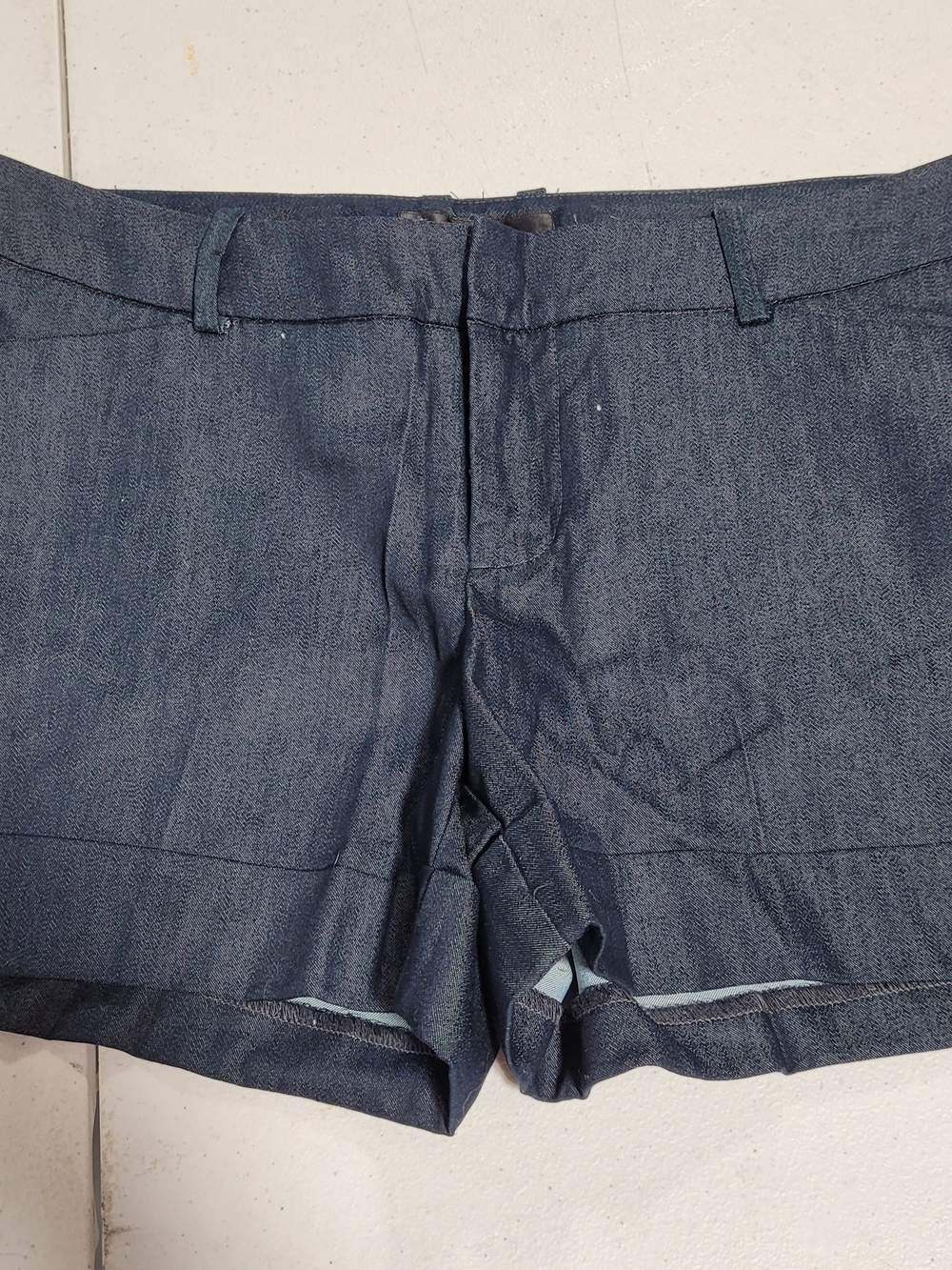 Mossimo Supply Co. Dark Indigo Flat-Front Women's Shorts
